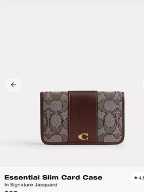 coach essential wallet